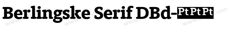 Berlingske Serif DBd字体转换 Berlingske Serif DBd字体转换